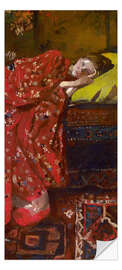 Door sticker The Red Kimono - Georg-Hendrik Breitner