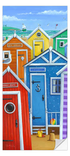 Ovitapetti Colorful Beach Huts