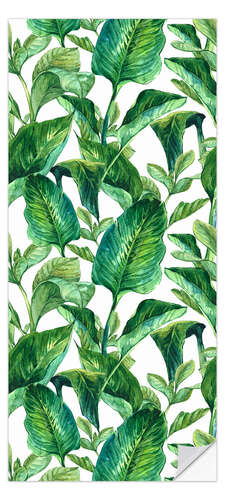 Door sticker Tropical Leaves