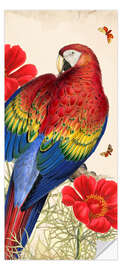Deursticker Oh My Parrot III - Mandy Reinmuth