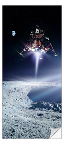 Türtapete Apollo 11 Mondlandung