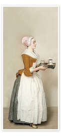 Wandbild  Das Schokoladenmädchen - Jean Etienne Liotard