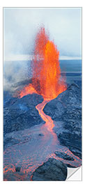 Door sticker Lava fountain - Reggie David