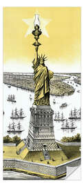Door sticker Ancient Statue of Liberty - John Parrot