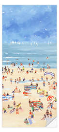 Dørtapet Colorful Day at the Beach - Judy Joel
