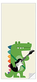 Door sticker Crocstar - Andy Westface