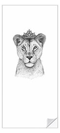 Door sticker The Queen - Valeriya Korenkova