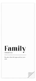 Door sticker Family definition - aemmi