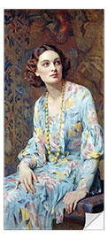 Door sticker Portrait of a Lady - Albert Henry Collings