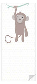 Door sticker Little Monkey - ilaamen Pelshaw