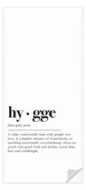 Deursticker Hygge definitie (Engels) - aemmi