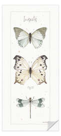 Door sticker Butterflies and Dragonfly XIV - Lisa Audit