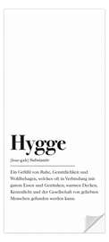 Deursticker Hygge definitie (Duits) - aemmi