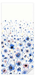 Door sticker Delicate Flowers - Ninola Design