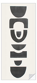 Dørtapet Neutral Totems X - Rob Delamater