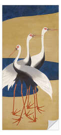 Dørtapet Cranes - Suzuki Kiitsu