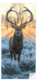 Dørtapet Deer with Heart Antlers - Max Ellis