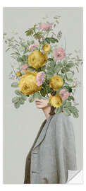 Door sticker Yellow Bouquet - Frida Floral Studio