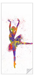Door sticker Ballet dancer II