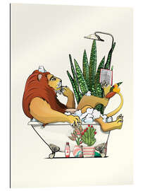 Gallery print Lion in the Bath