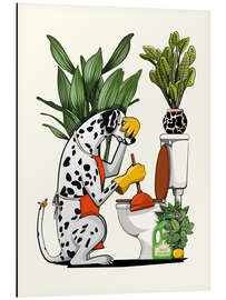 Magnettafel Dalmatiner mit Pümpel