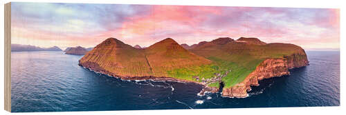 Cuadro de madera Faroe Islands I