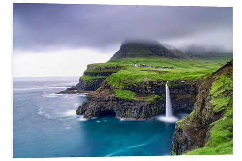 Foam board print Faroe Islands II