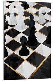 Magnettafel Goldenes Schachspiel