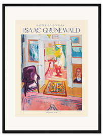 Gerahmter Kunstdruck Interior, 1918