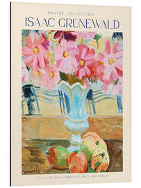 Magnettafel Still Life With Garden Cosmos and Apples