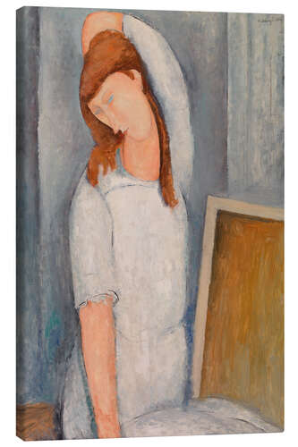 Canvas print Jeanne Hébuterne, Posed Portrait