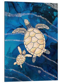 Galleriprint Golden Turtles II