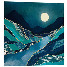 Foam board print Spring River Night