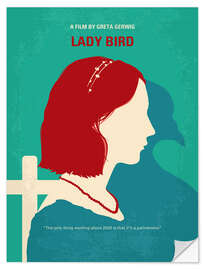 Selvklebende plakat Lady Bird