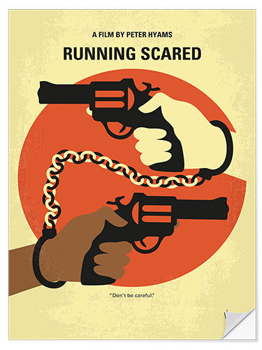 Wandsticker Running Scared