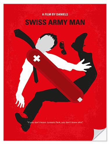 Selvklebende plakat Swiss Army Man