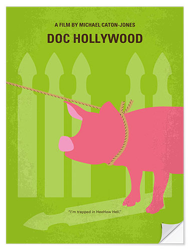 Selvklebende plakat Doc Hollywood