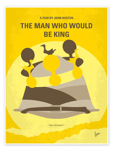 Poster The Man Who Would Be King