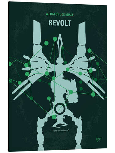 Aluminium print Revolt