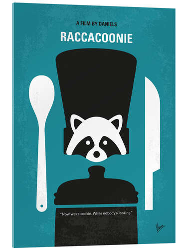 Acrylglas print Raccacoonie
