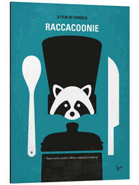 Aluminium print Raccacoonie