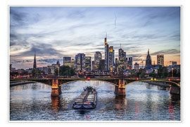 Plakat Skyline Frankfurt am Main