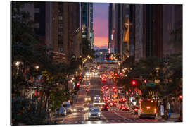 Tableau en plexi-alu Rush Hour in New York City