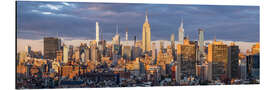 Aluminium print New York City at Sunset