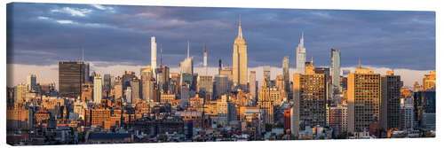 Canvas print New York City at Sunset