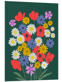 Foam board print Spring Wildflowers