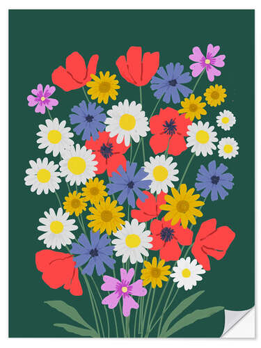 Wall sticker Spring Wildflowers