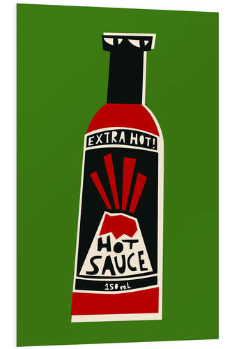 Cuadro de PVC Hot Sauce