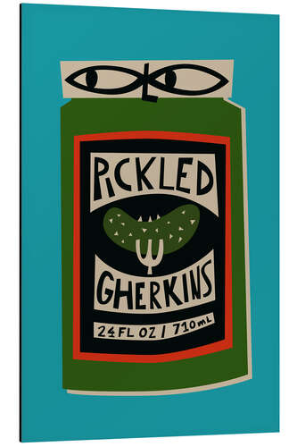 Tableau en aluminium Pickled Gherkins