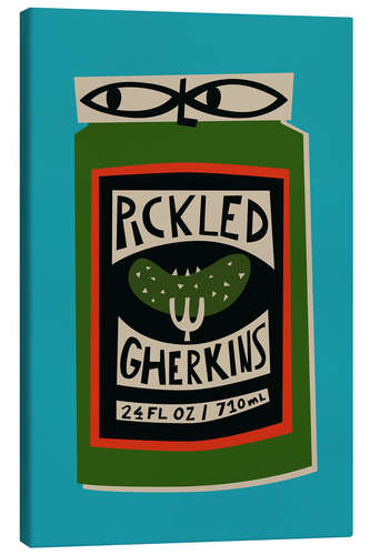 Canvas-taulu Pickled Gherkins